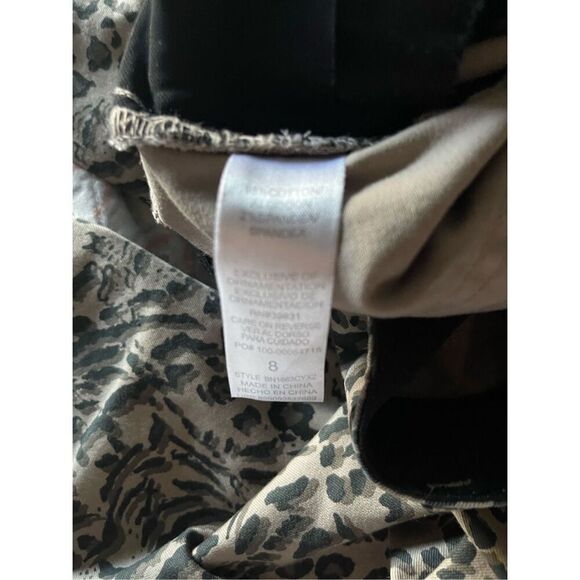 Democracy Ab Women's Mid-Rise Animal Print Skinny Leg Jeans Size 8 - Picture 8 of 10